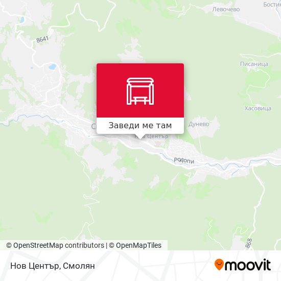 Нов Център карта