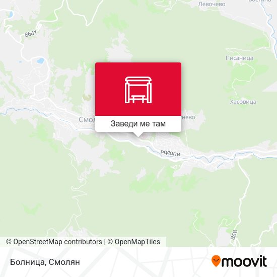 Болница карта