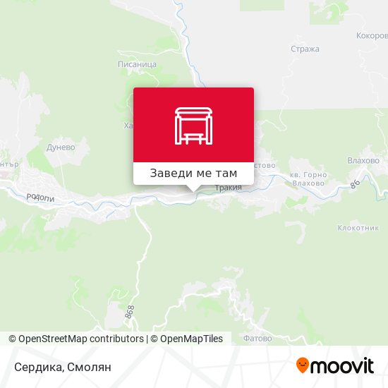 Сердика карта