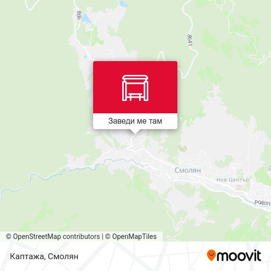 Каптажа карта