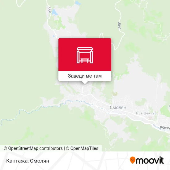 Каптажа карта