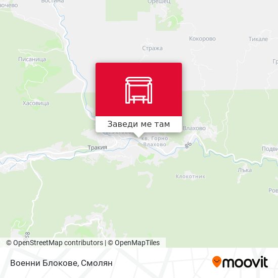 Военни Блокове карта