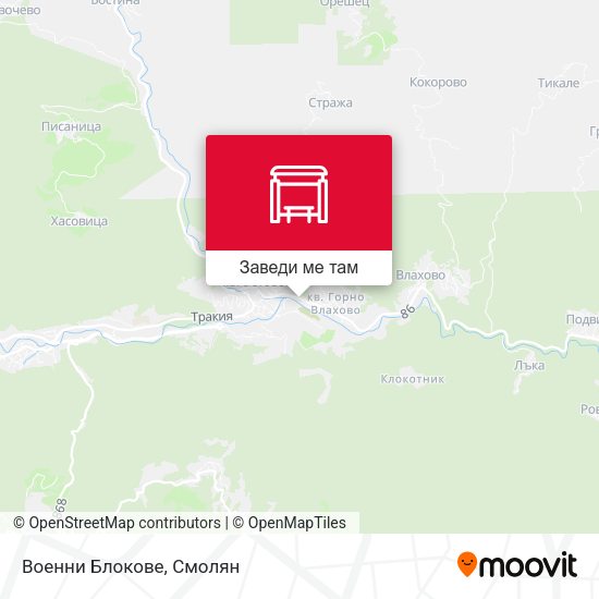 Военни Блокове карта