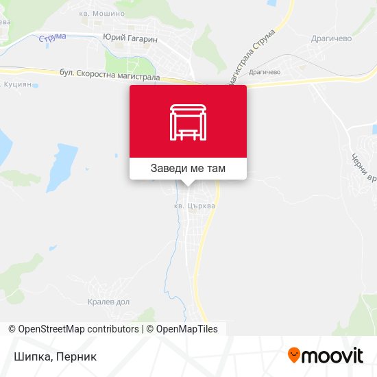 Шипка карта