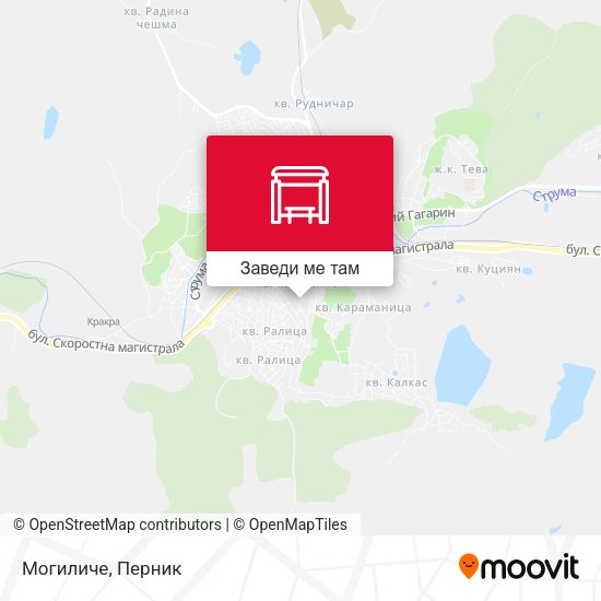 Могиличе карта