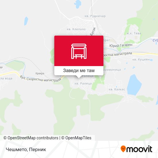 Чешмето карта