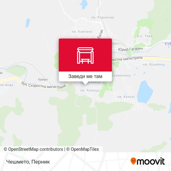 Чешмето карта