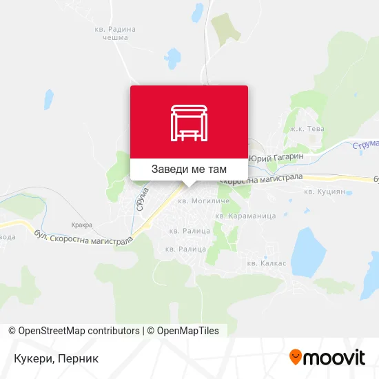 Кукери карта