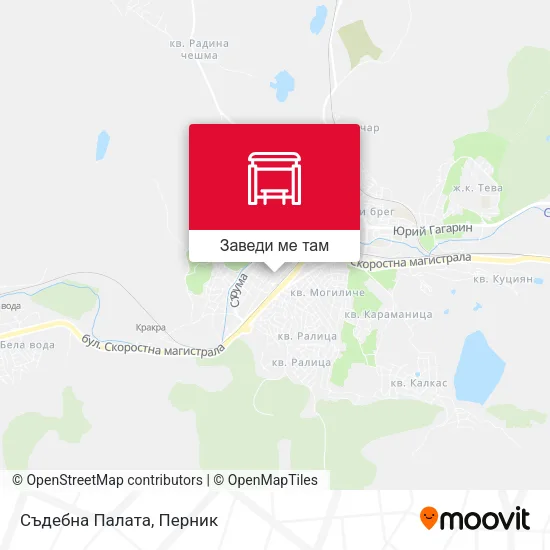 Съдебна Палата карта