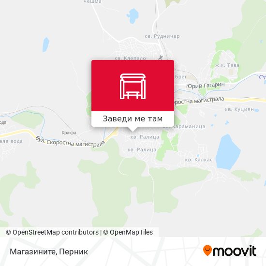 Магазините карта