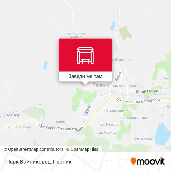 Парк Войниковец карта