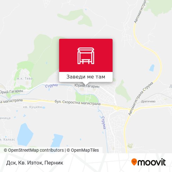 Дск, Кв. Изток карта