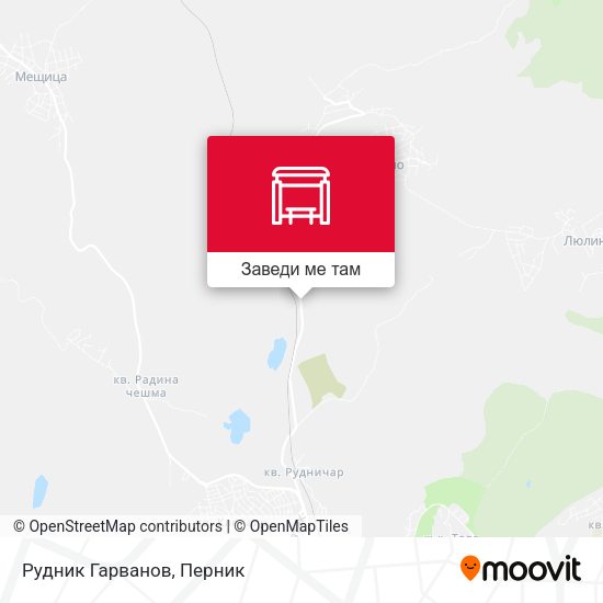 Рудник Гарванов карта