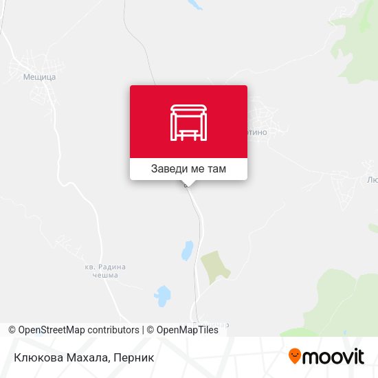 Клюкова Махала карта