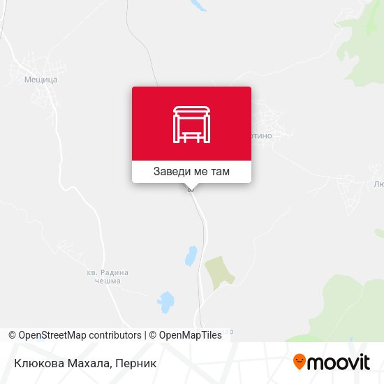 Клюкова Махала карта