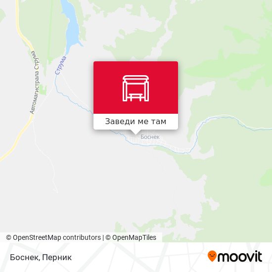 Боснек карта