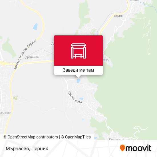 Мърчаево карта