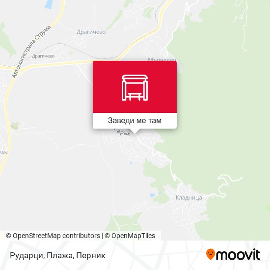 Рударци, Плажа карта