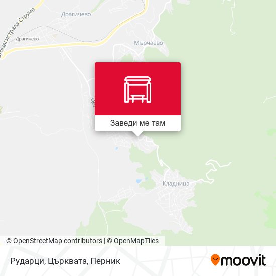Рударци, Църквата карта
