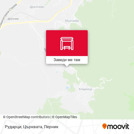 Рударци, Църквата карта