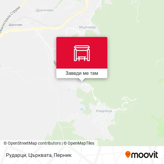 Рударци, Църквата карта