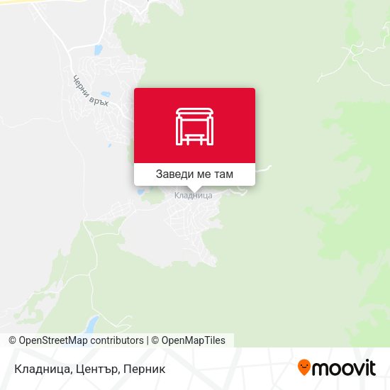 Кладница, Център карта