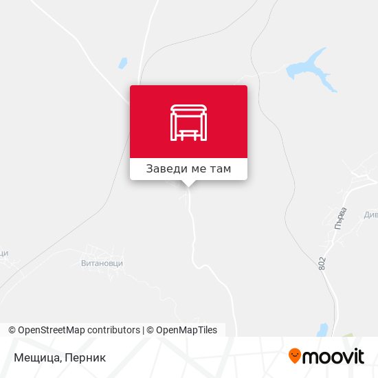 Мещица карта