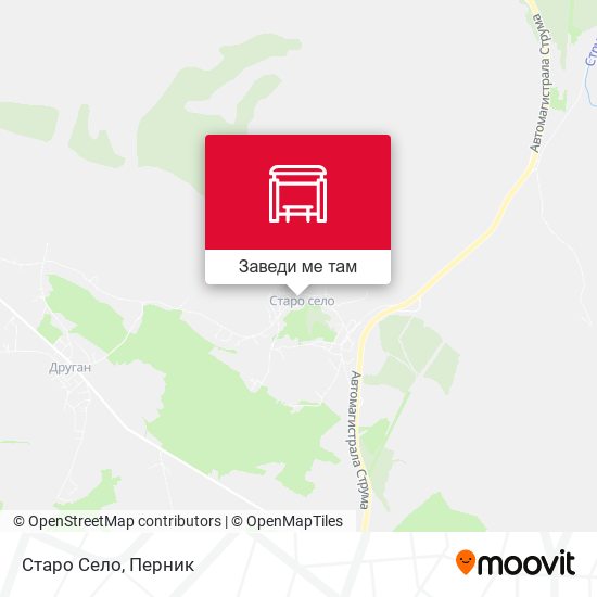 Старо Село карта