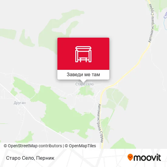 Старо Село карта
