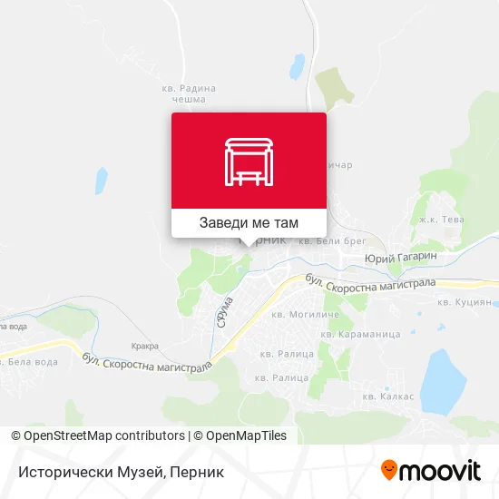 Исторически Музей карта