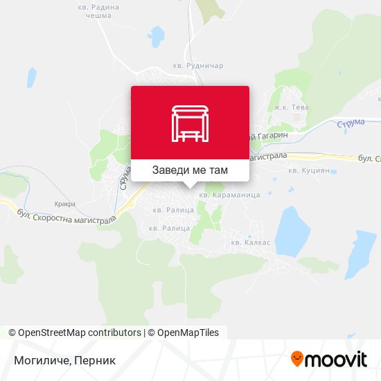 Могиличе карта