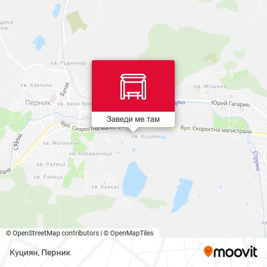 Куциян карта