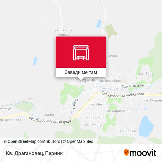 Кв. Драгановец карта