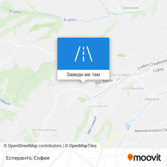 Есперанто карта