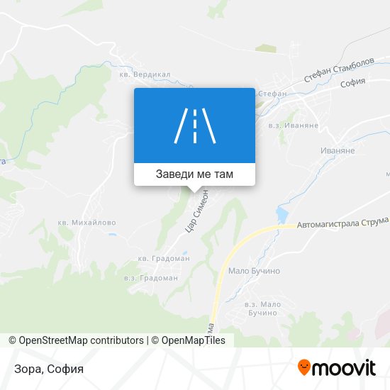 Зора карта
