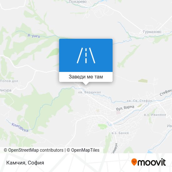 Камчия карта