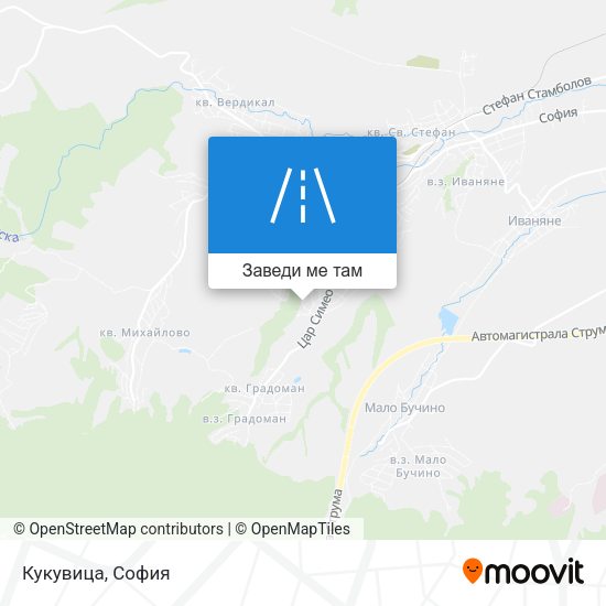 Кукувица карта