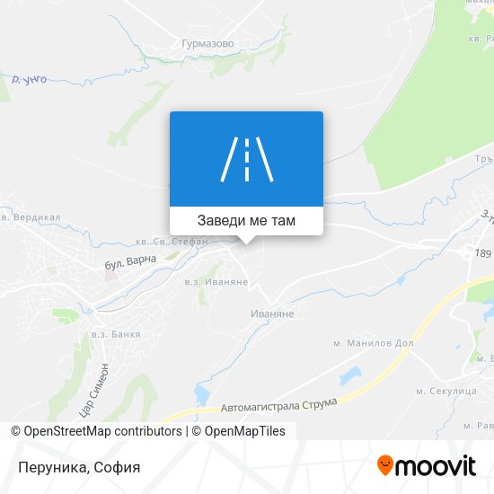 Перуника карта