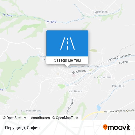 Перущица карта