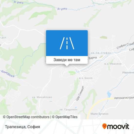 Трапезица карта