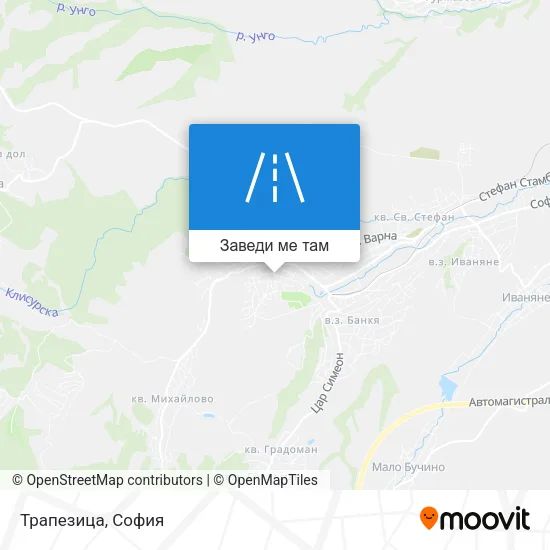 Трапезица карта