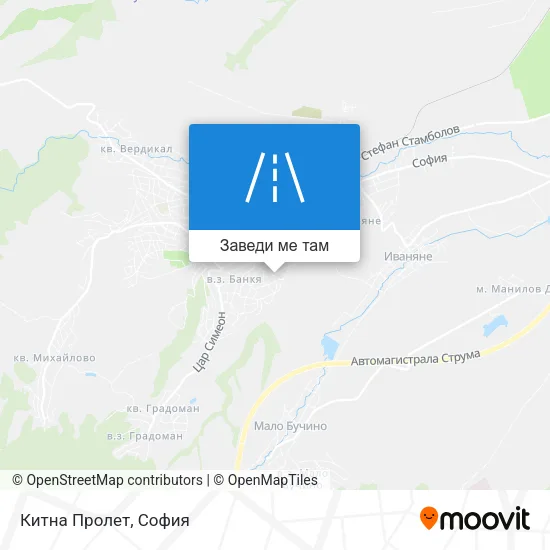 Китна Пролет карта