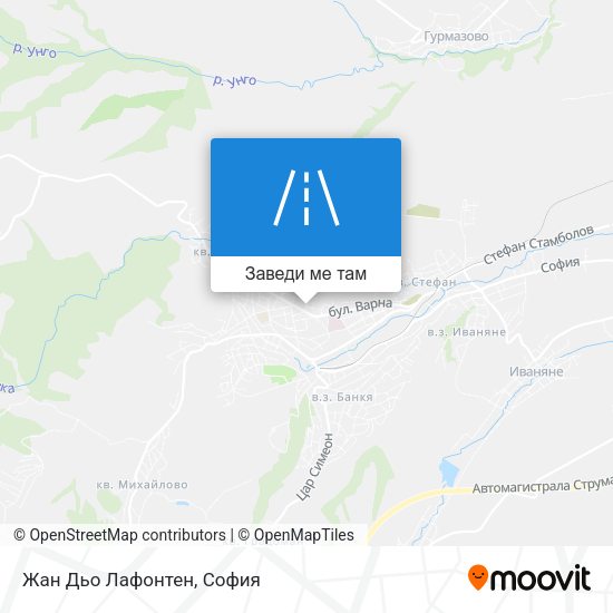 Жан Дьо Лафонтен карта