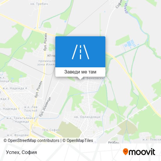 Успех карта