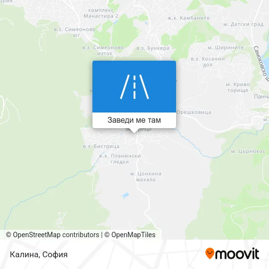Калина карта