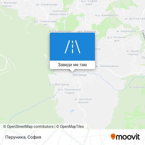 Перуника карта