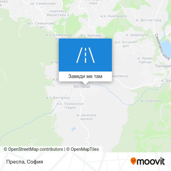 Преспа карта
