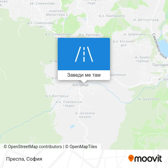 Преспа карта