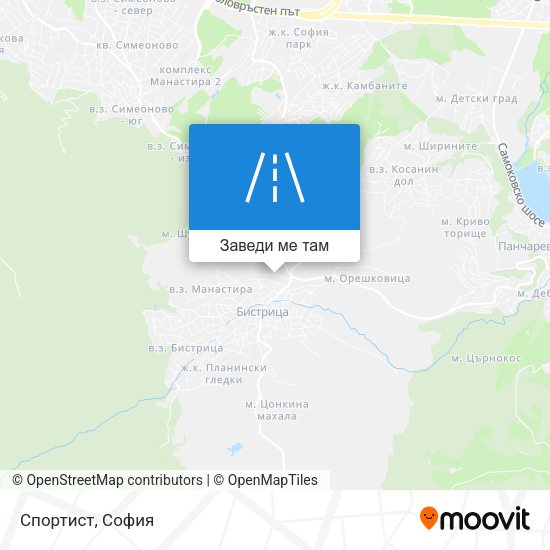 Спортист карта