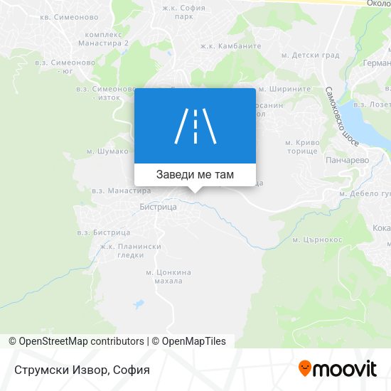 Струмски Извор карта